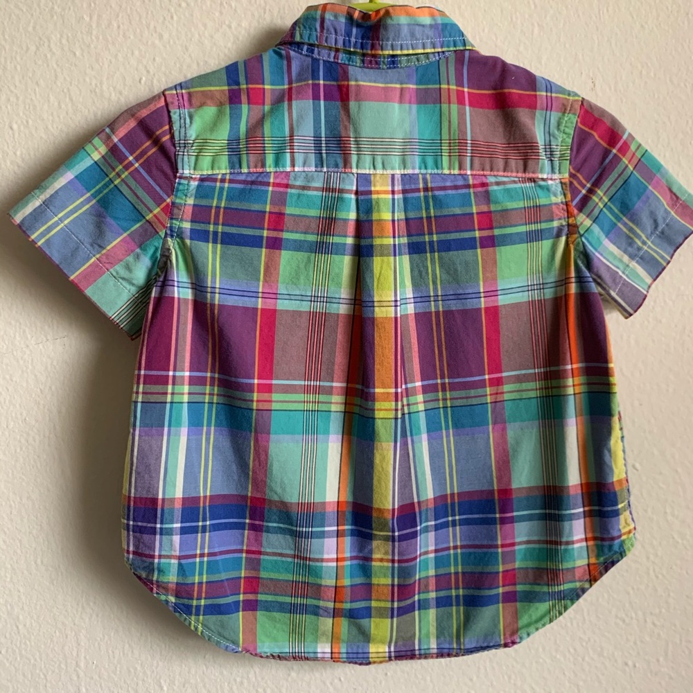 Plaid Ralph Lauren Button down - Picture 3 of 4